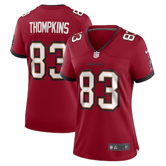 womens nike deven thompkins red tampa bay buccaneers game pl
